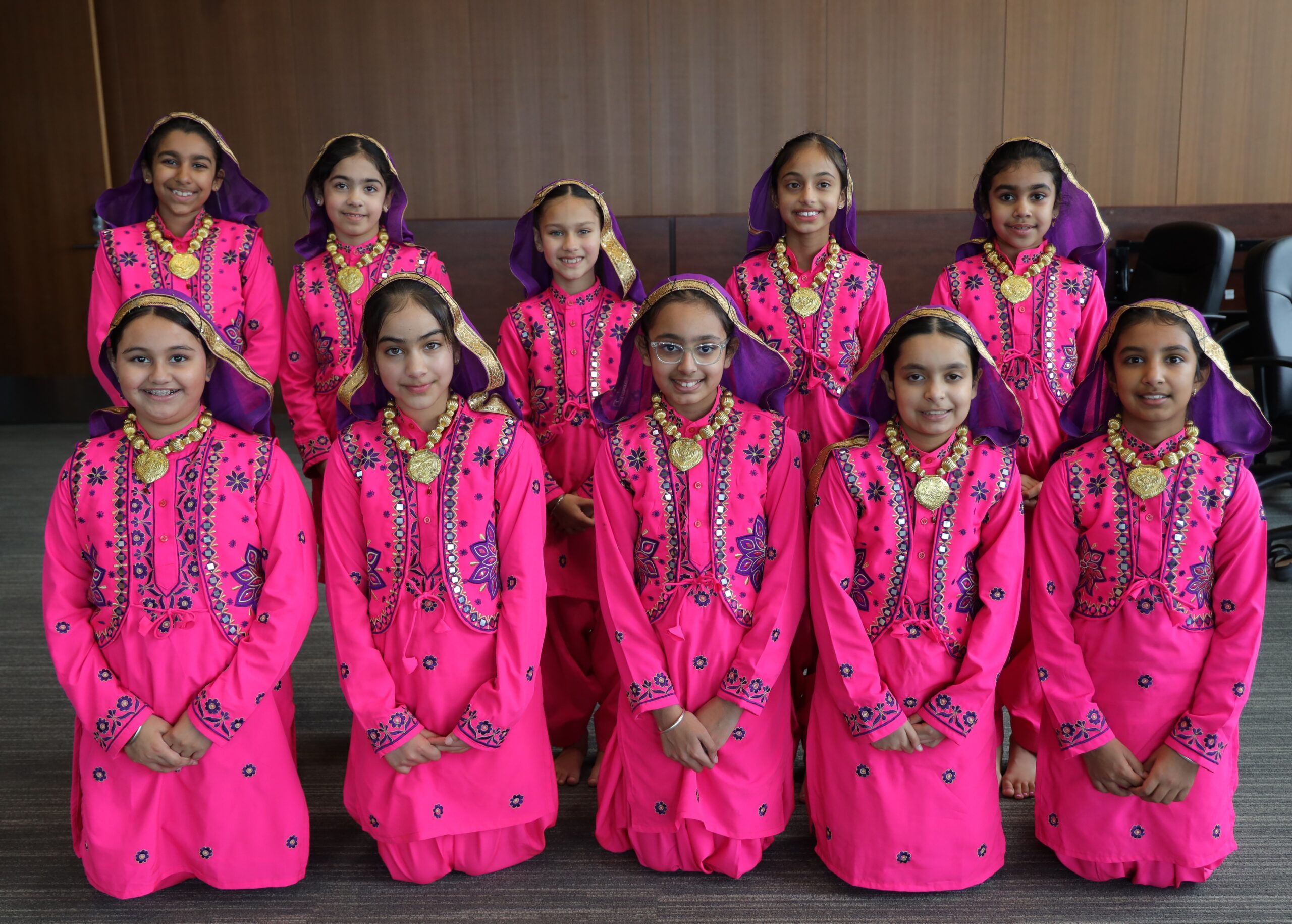 Traditional Punjabi attire on stage