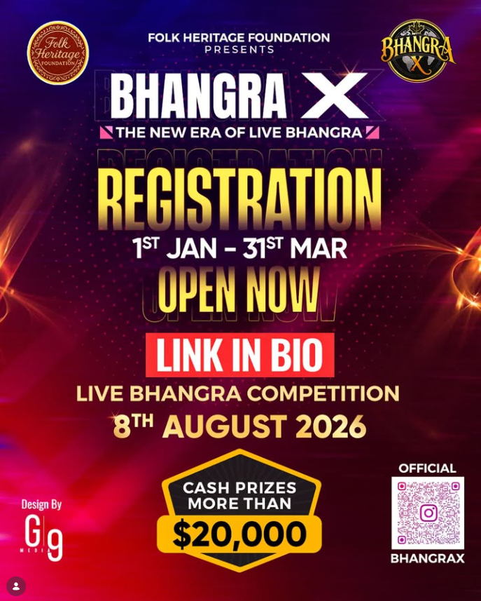 Bhangra X Instagram post